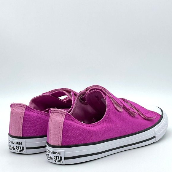 Converse CTAS 3V Ox Low Top Hyper Magenta Big Kid Girl Shoes - Picture 5 of 5